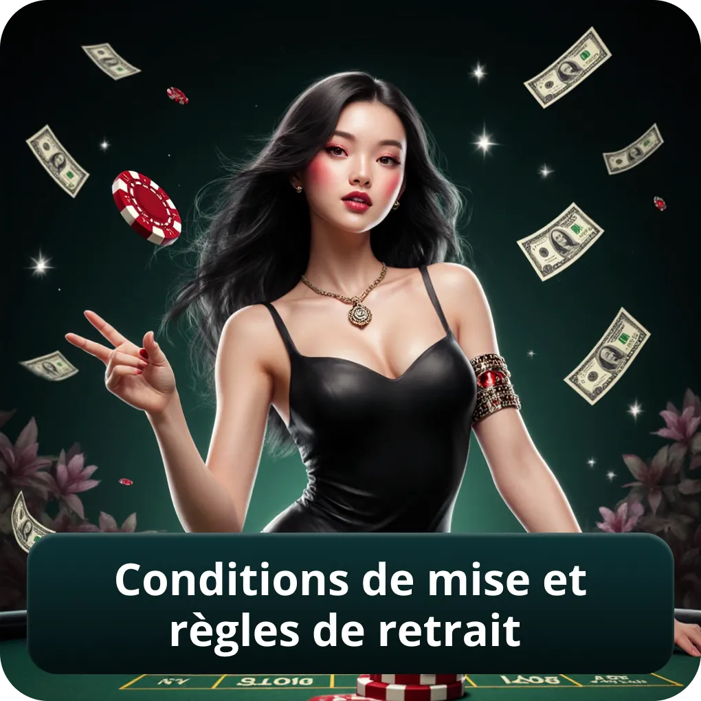 Conditions de mise et règles de retrait