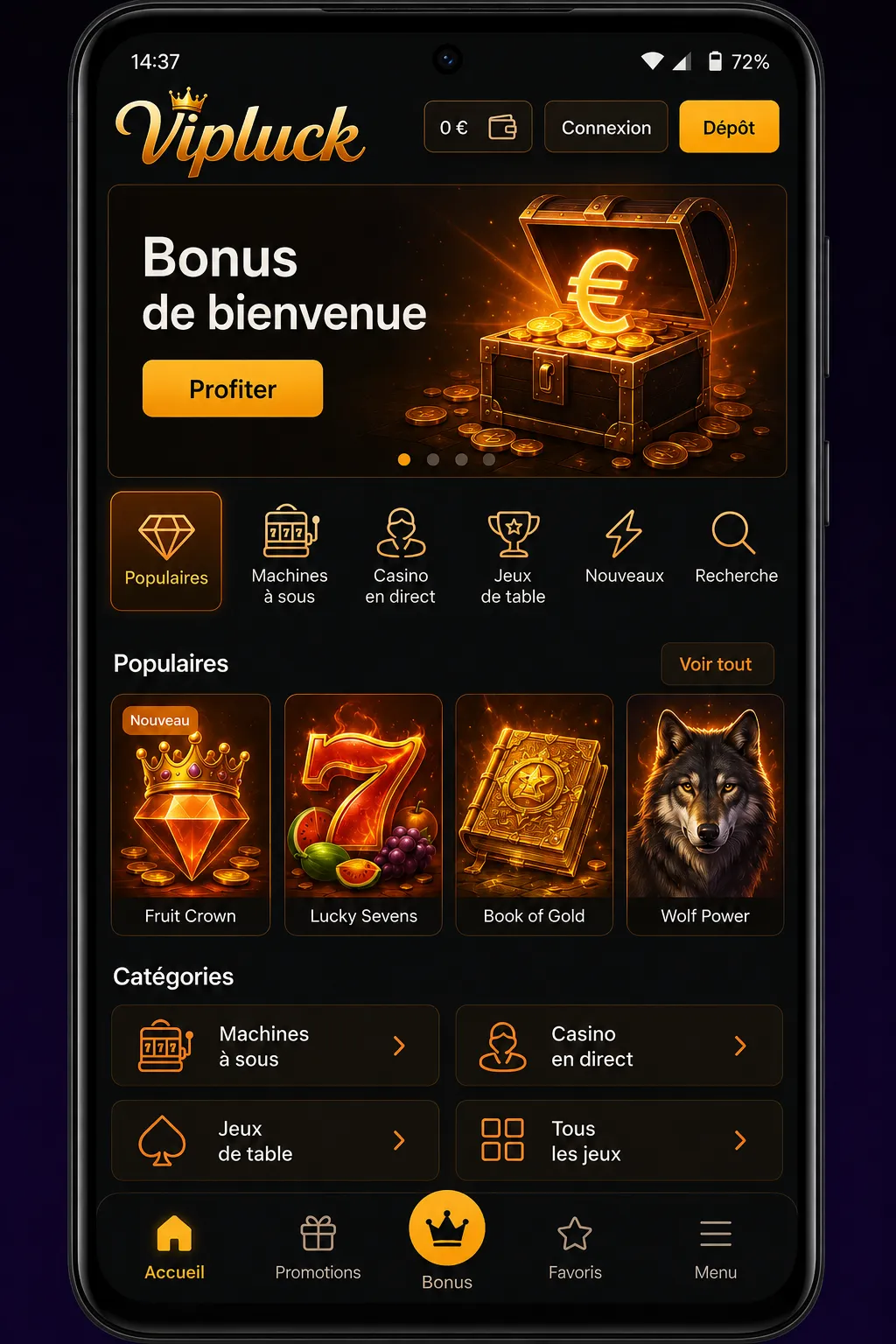 Casino hors ARJEL expérience mobile smartphone France