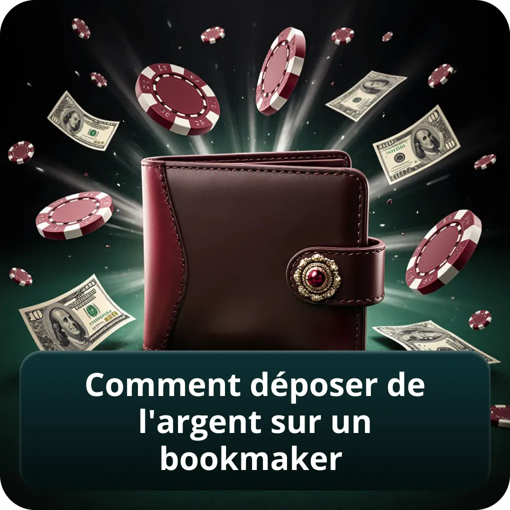 Comment déposer de l'argent sur un bookmaker