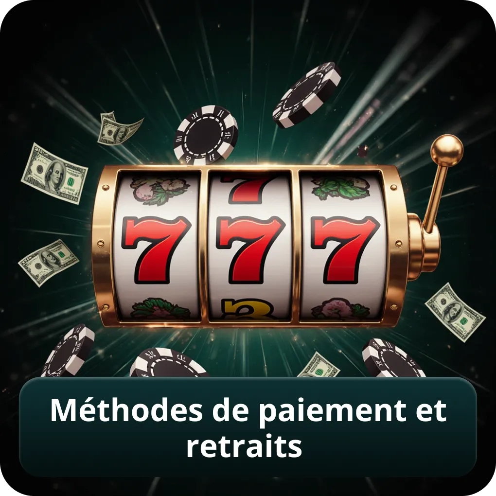 Méthodes de paiement et retraits