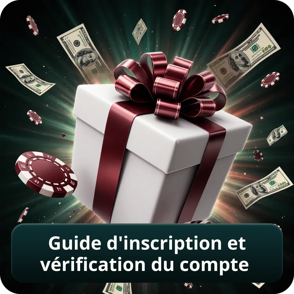 Guide d'inscription et vérification du compte