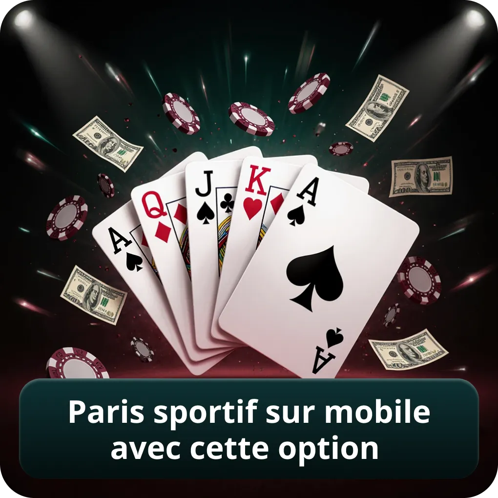 Paris sportif sur mobile avec cette option